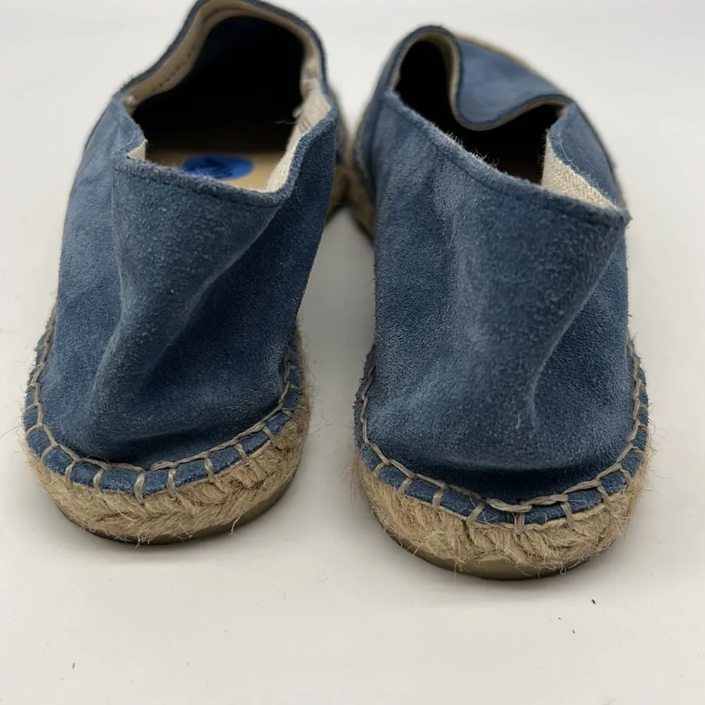 Fabiolas Blue Suede Espadrilles size EU38   US 7.5